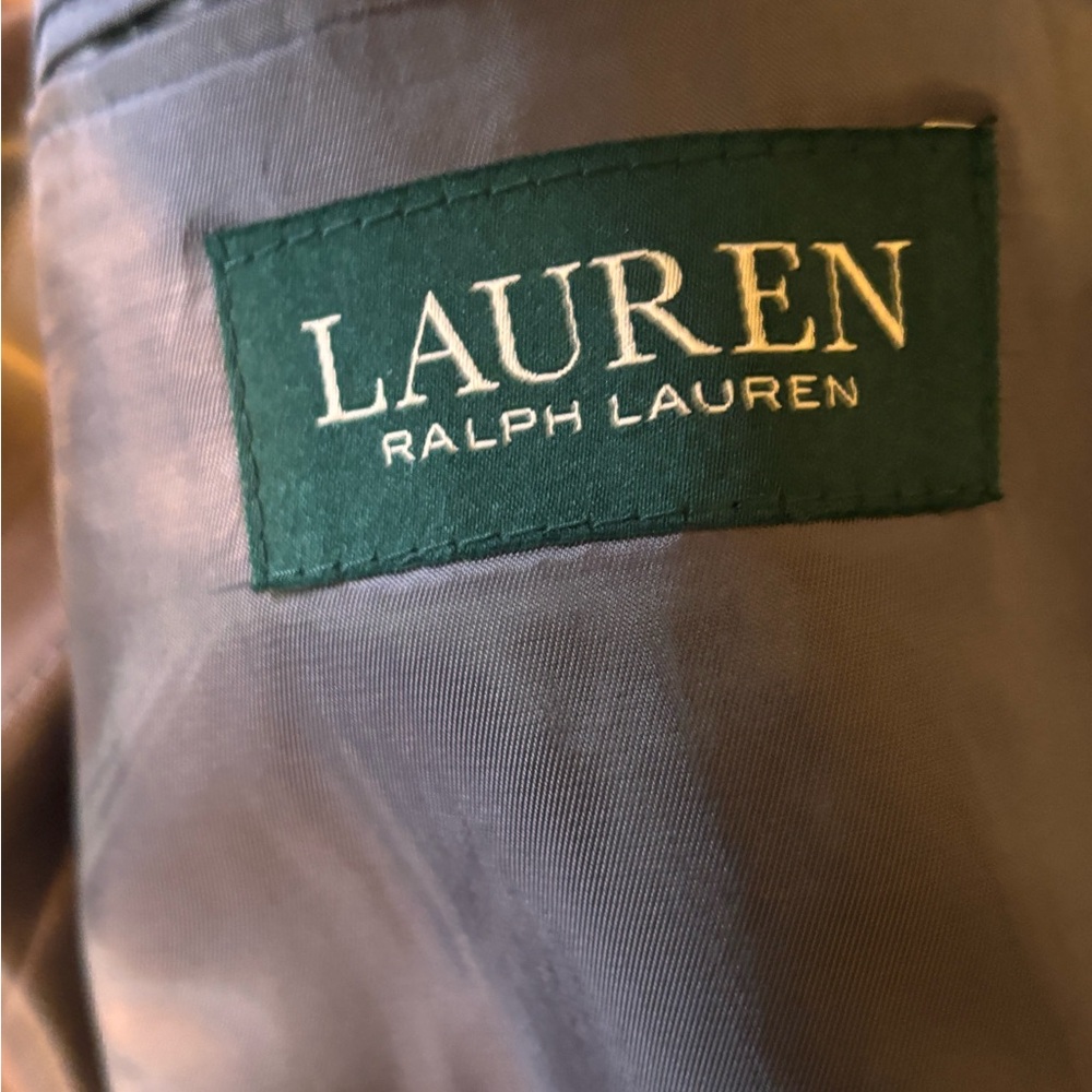 Ralph Lauren Black and Gray Checkered Blazer - Picture 5 of 8